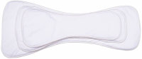 Blümchen Bamboo/StayDry Saugeinlage für Erwachsenenwindel L