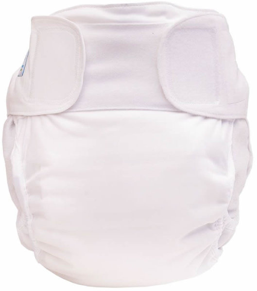 Blümchen 2in1 Inkontinenzhose für Erwachsene Weiß