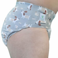 Blümchen waschbare Schutzhose Erwachsene Gr. S (55-90 cm)