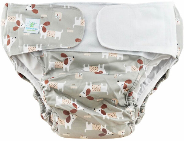 Blümchen waschbare Schutzhose Erwachsene Gr. M (65-110 cm)