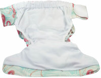 Blümchen waschbare Schutzhose Erwachsene Gr. L (85-130 cm)