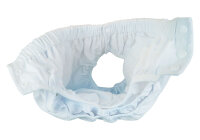 Blümchen Wasserdichter Slip SNAP für Erwachsene Gr. S (75-115 cm)